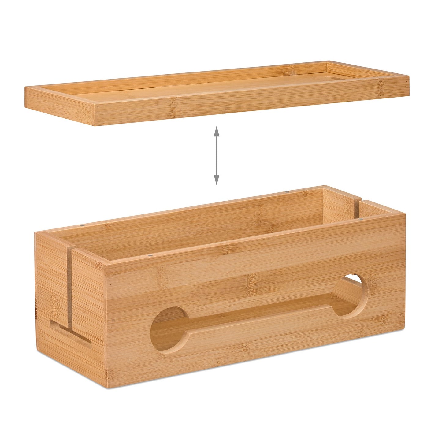 Cable box in bamboo