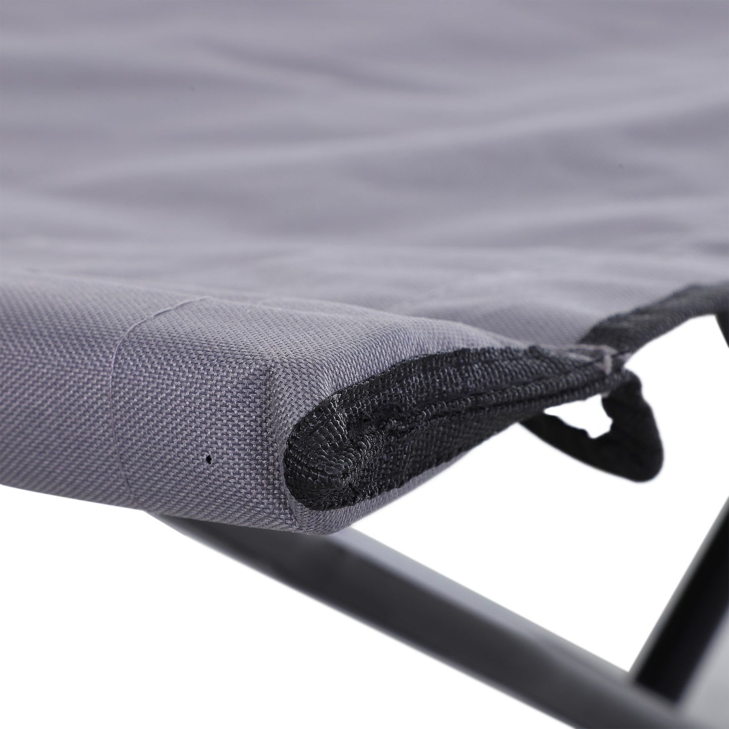 Folding camping bed for 2, 136 kg capacity, with bag