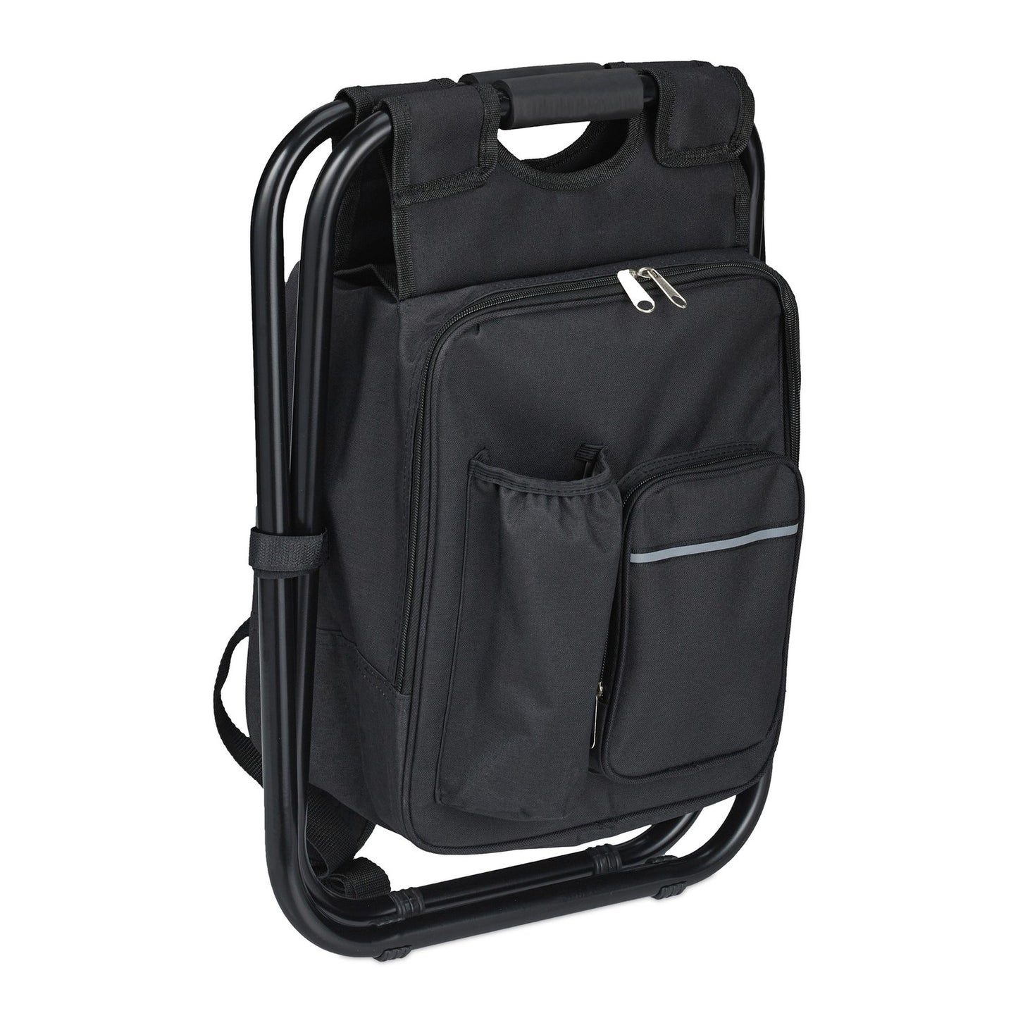 Camping chair foldable black