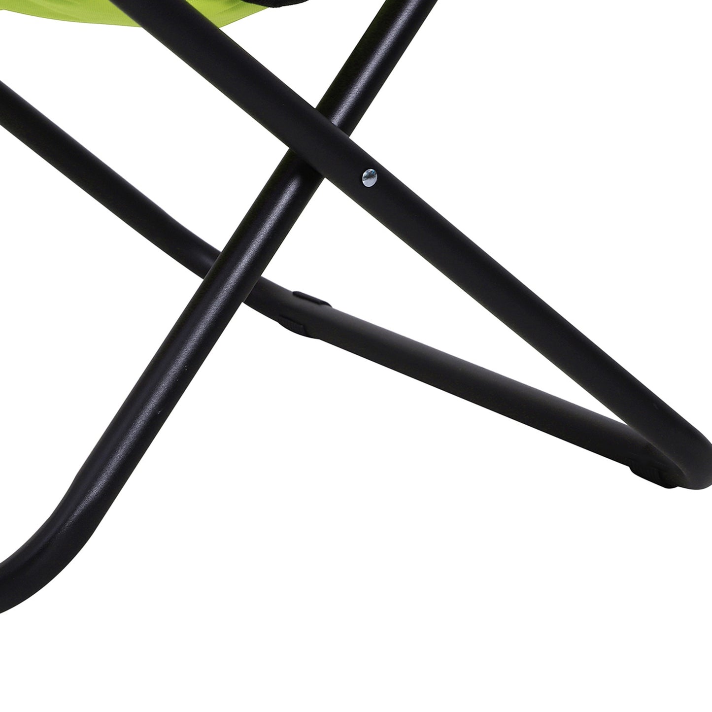 Folding outdoor camping chair, padded up to 120 kg, yellow