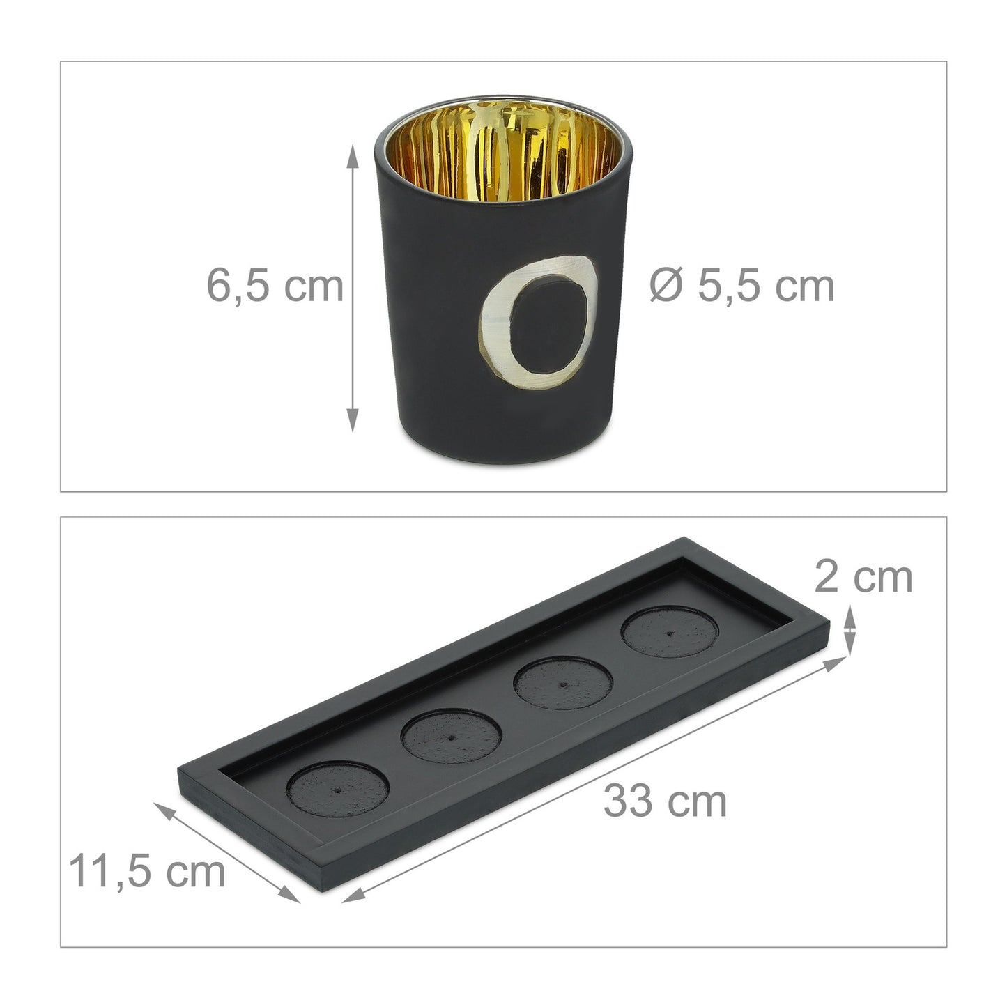 Candlestick for tealights