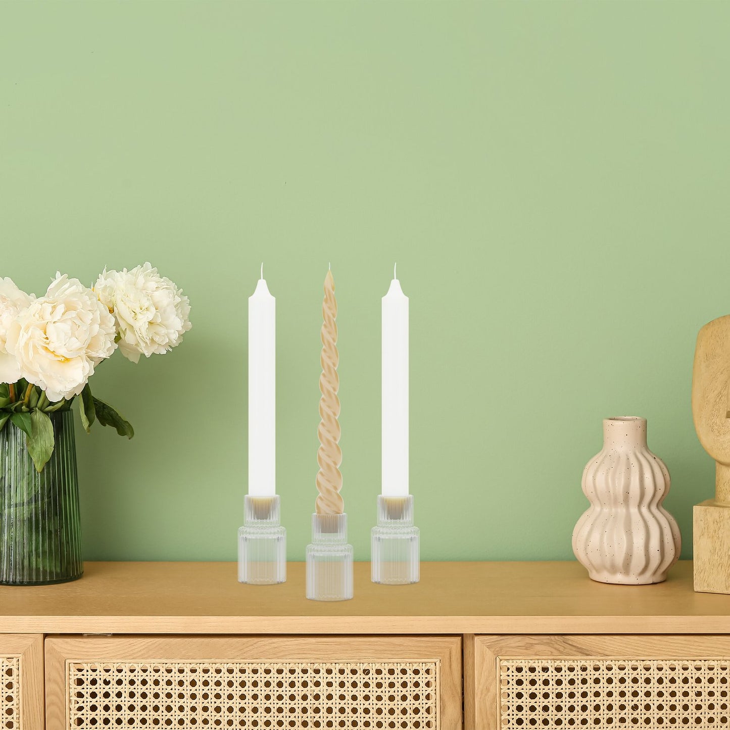 Candlestick in glass 20-pack