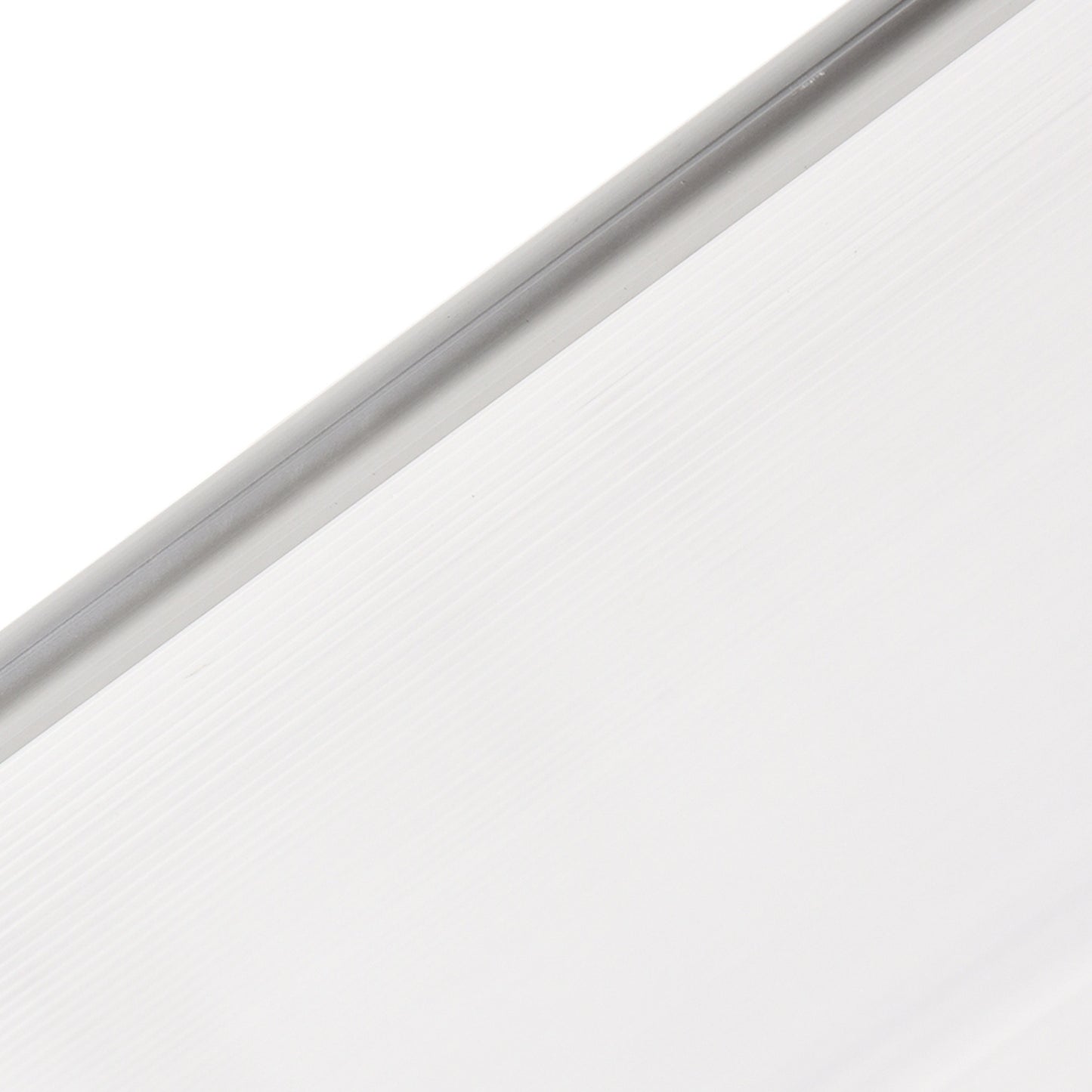 Wave-shaped exterior door made of polycarbonate, UV protected, 90x150cm