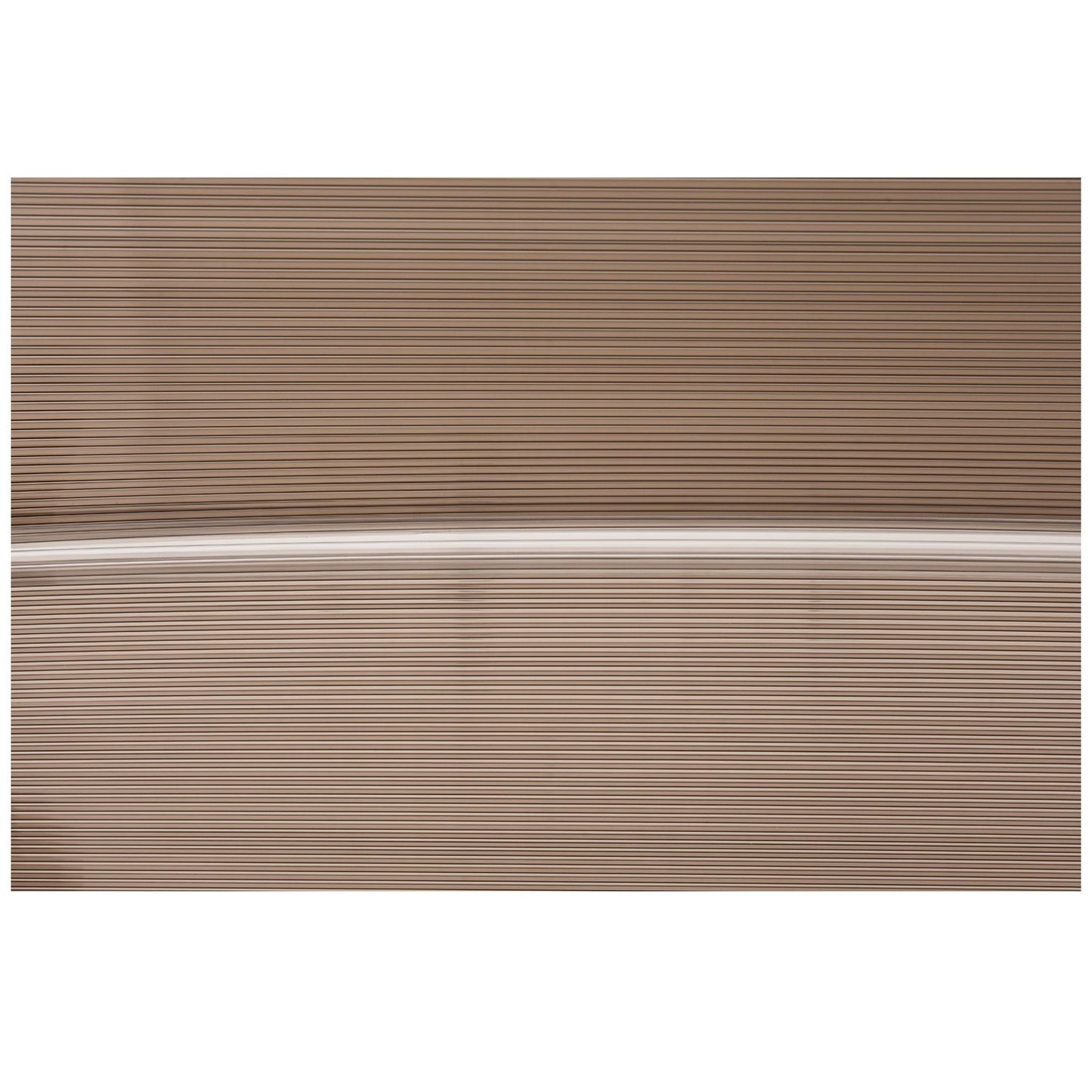 Outer door in polycarbonate weatherproof canopy, brown, 75x100cm