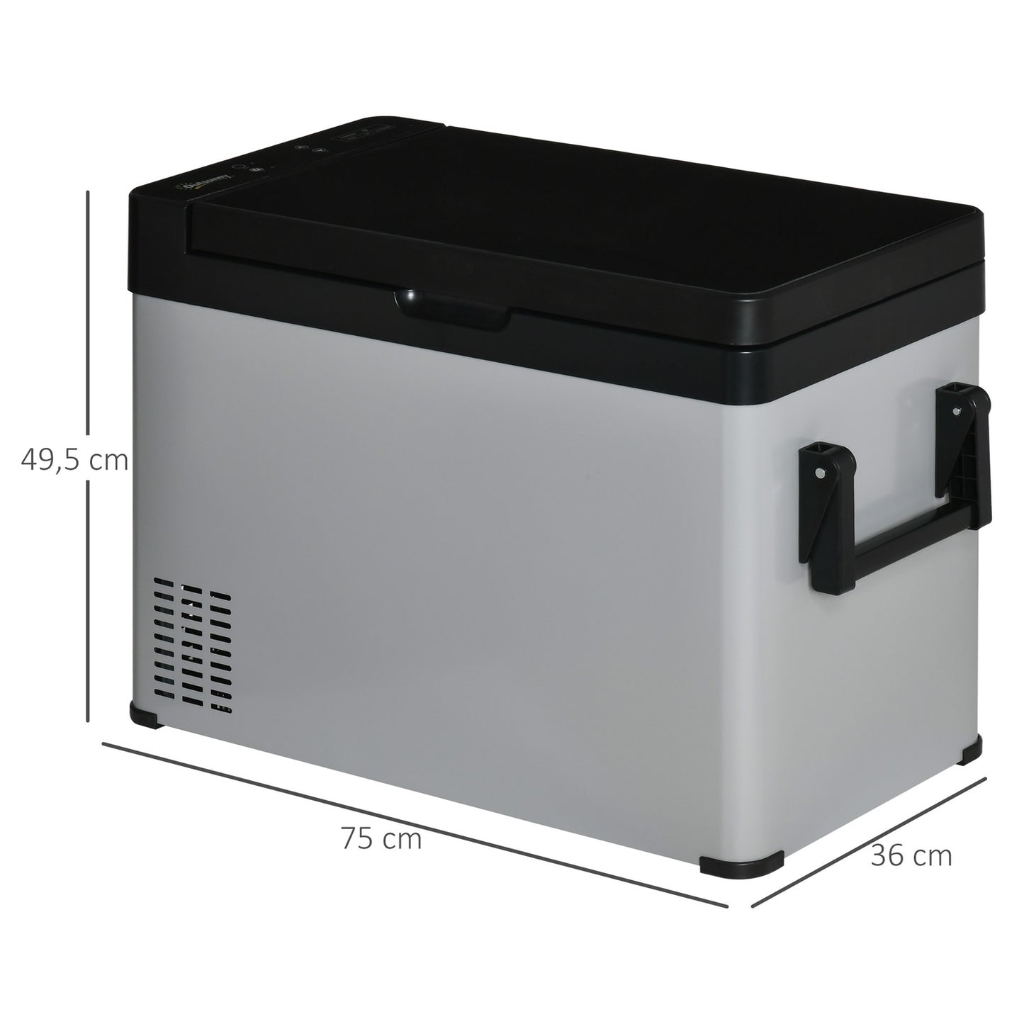 Car cooler 50L, LCD screen, Dual Mode, Portable