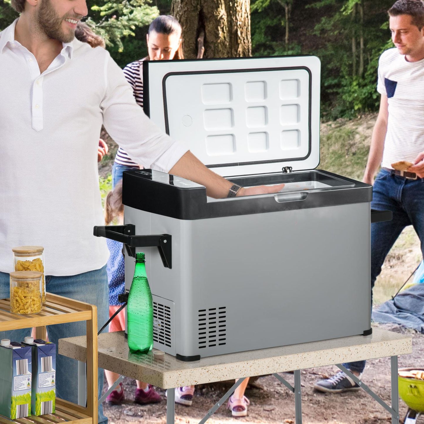 Car cooler 50L, LCD screen, Dual Mode, Portable