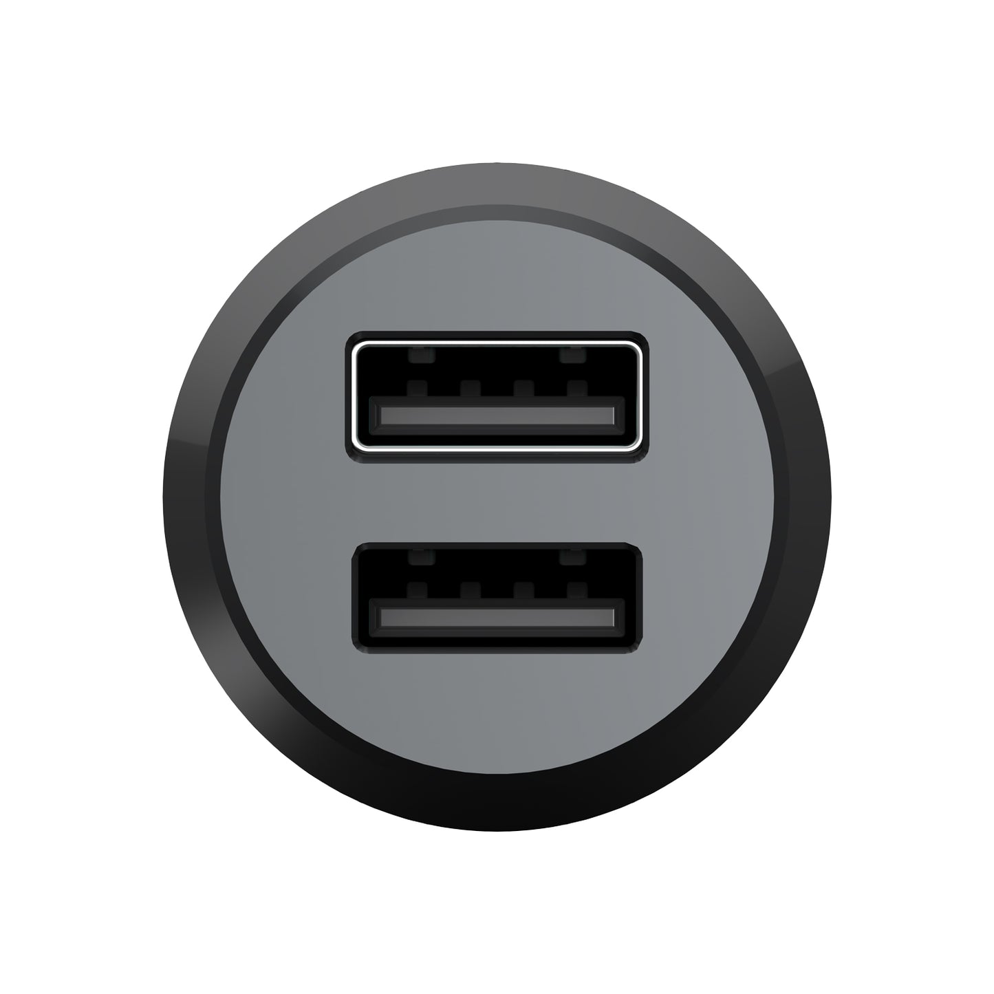 Car charger 36W 2-port QC Black