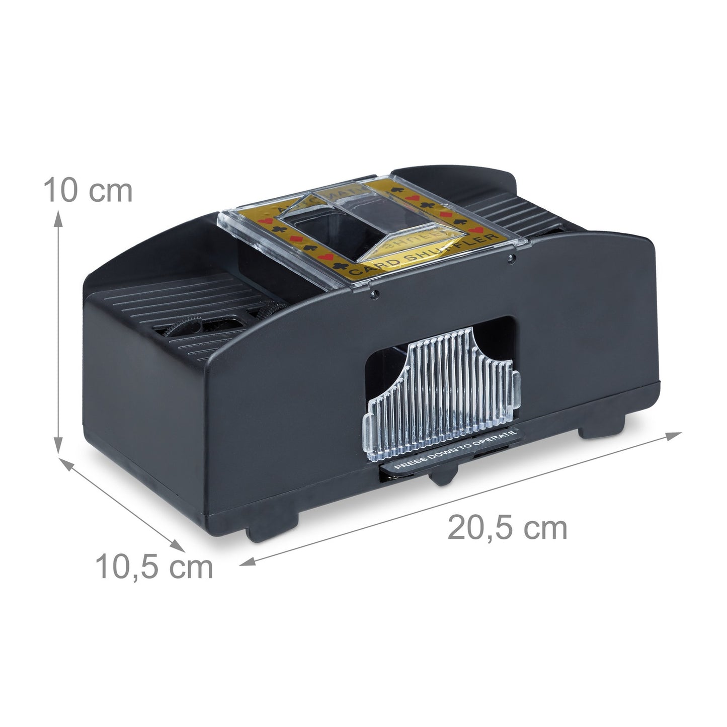 Card shuffler 2 decks