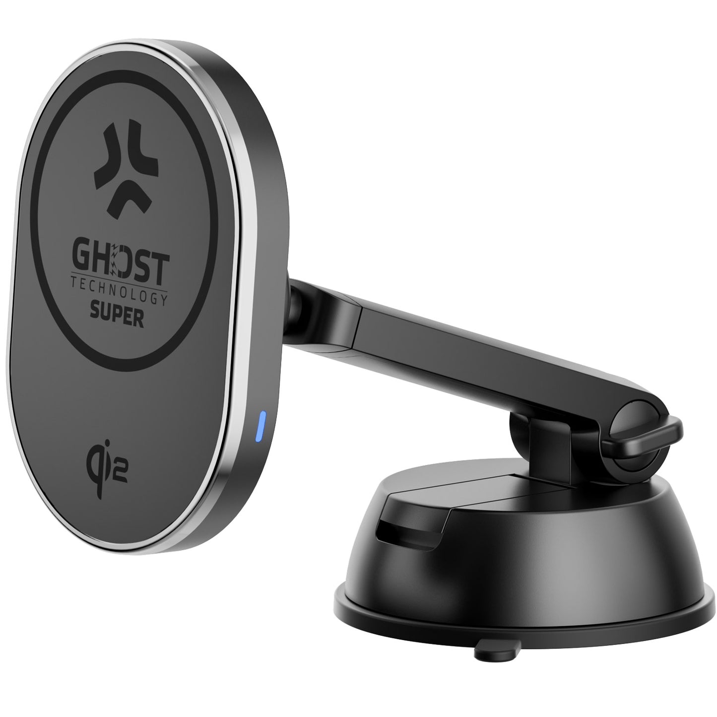 Car holder with wireless charging Qi2 15W