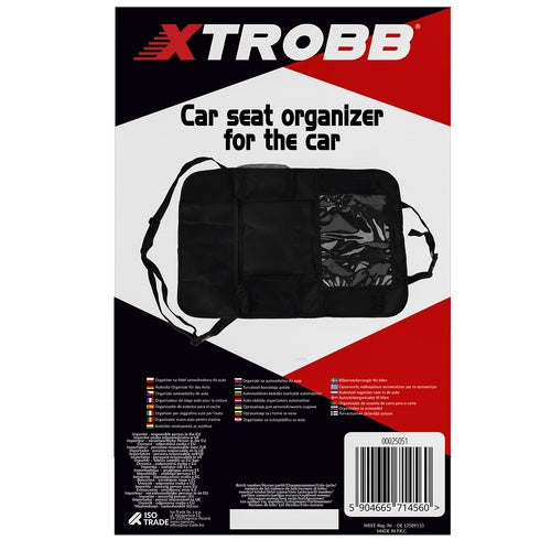 Car seat organizer for Xtrobb car