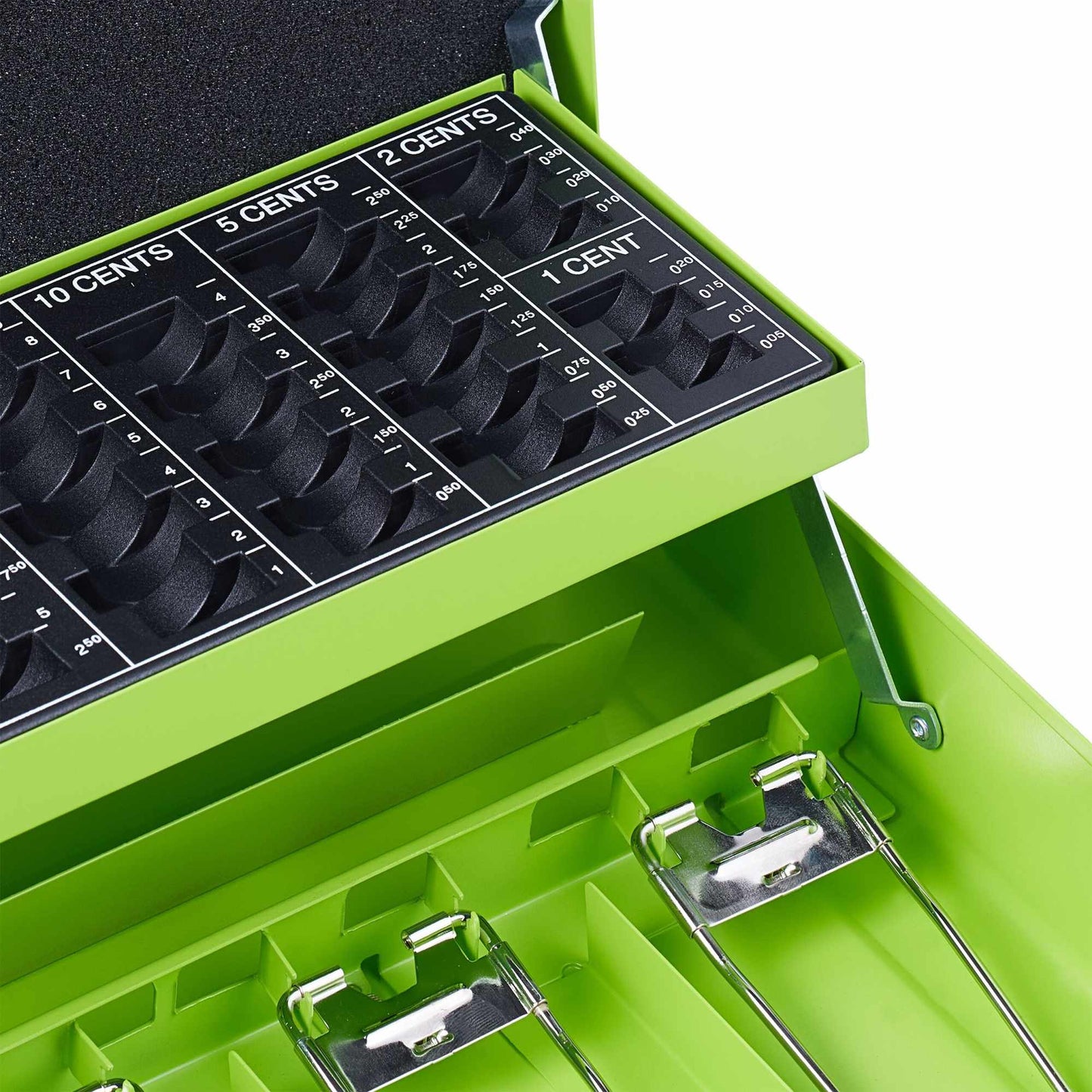 Cash drawer with combination