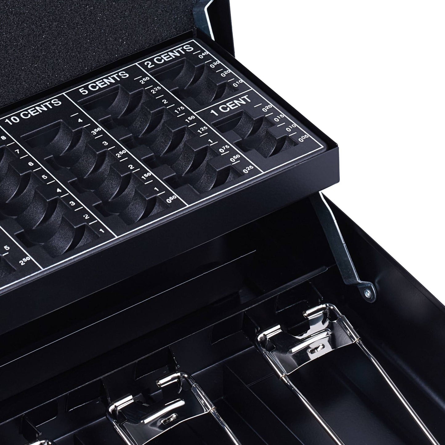 Cash drawer with combination