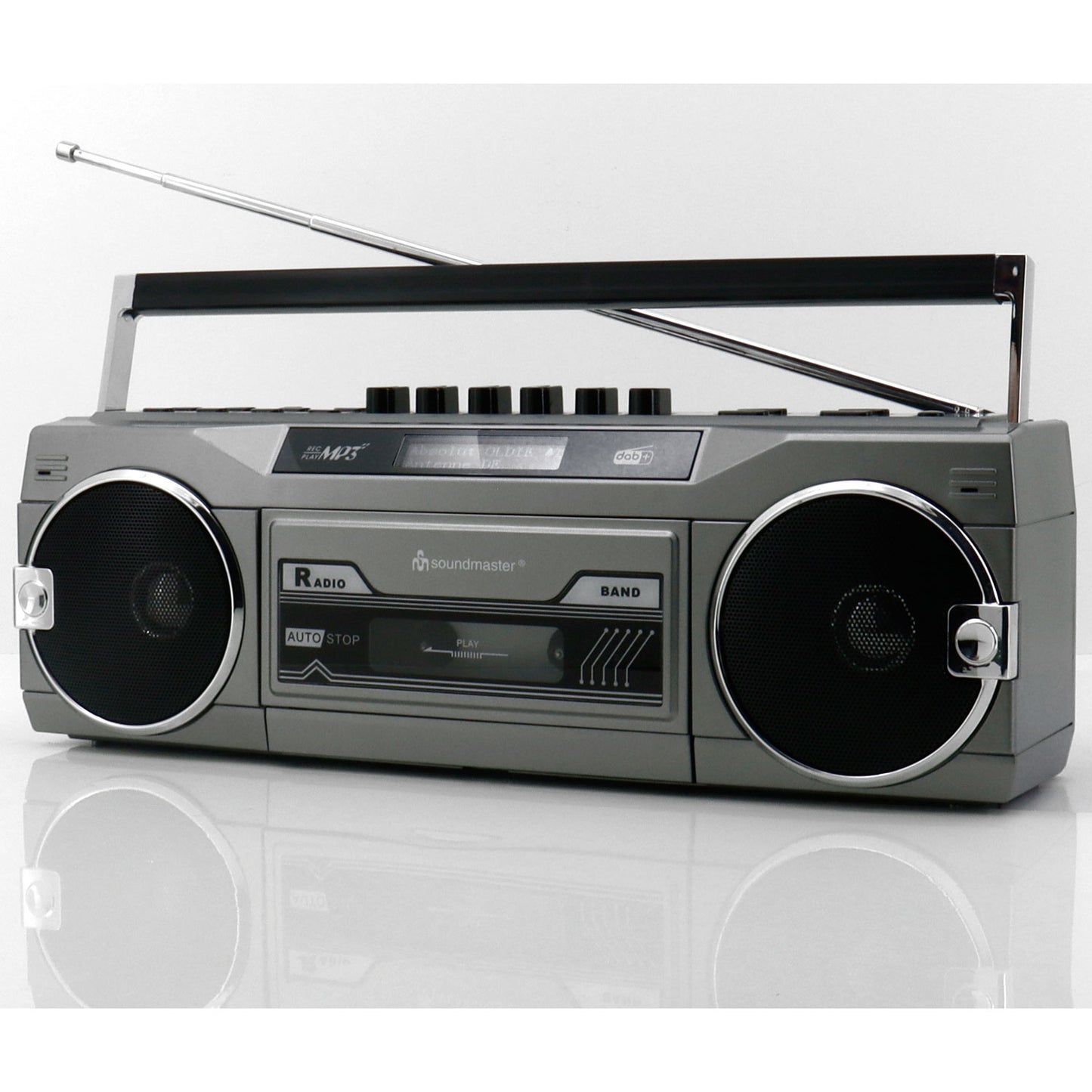 Cassette radio Stereo Bluetooth SRR80TI Silver