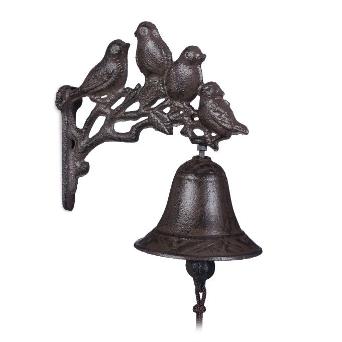 Cast Iron Doorbell with Birds
