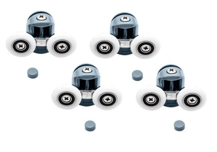 Casters for a shower cabin, set of 8 pcs. KK9646