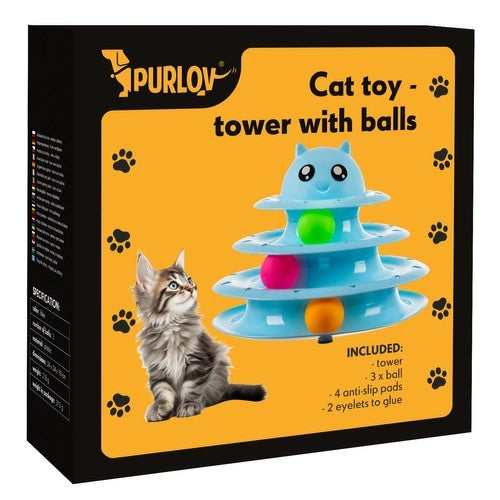 Cat toy - tower with balls Purlov 21837