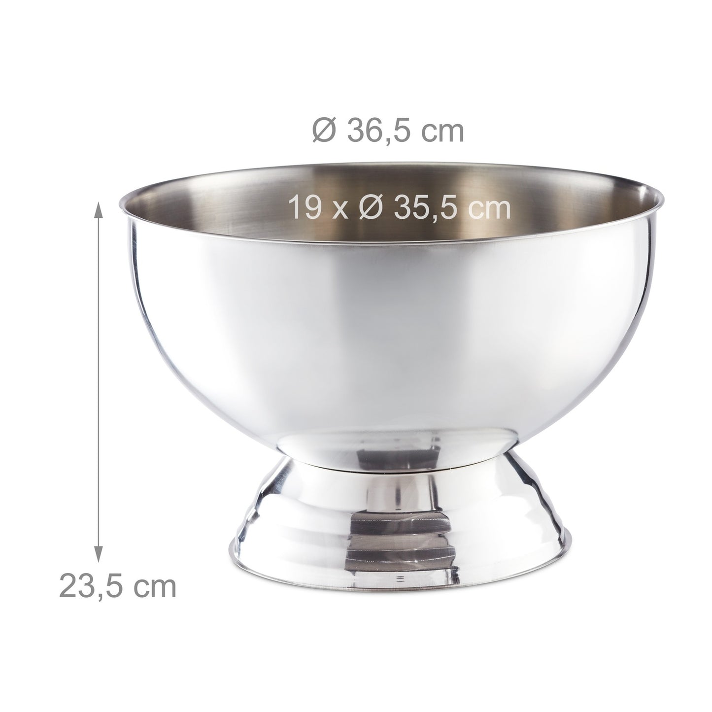 Champagne Cooler Bowl Stainless Steel
