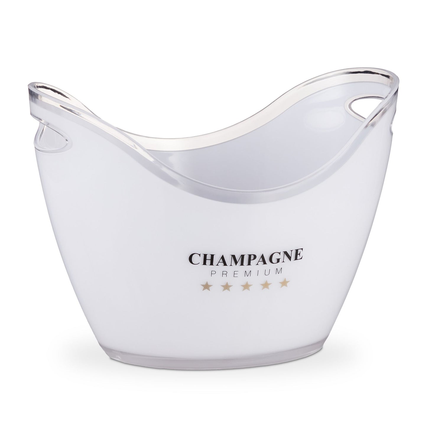 Champagne cooler 6 liters in white