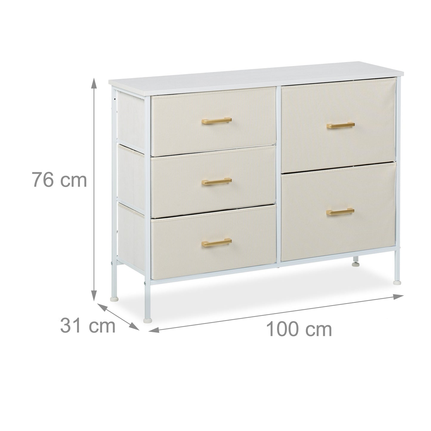 Chest of 5 drawers
