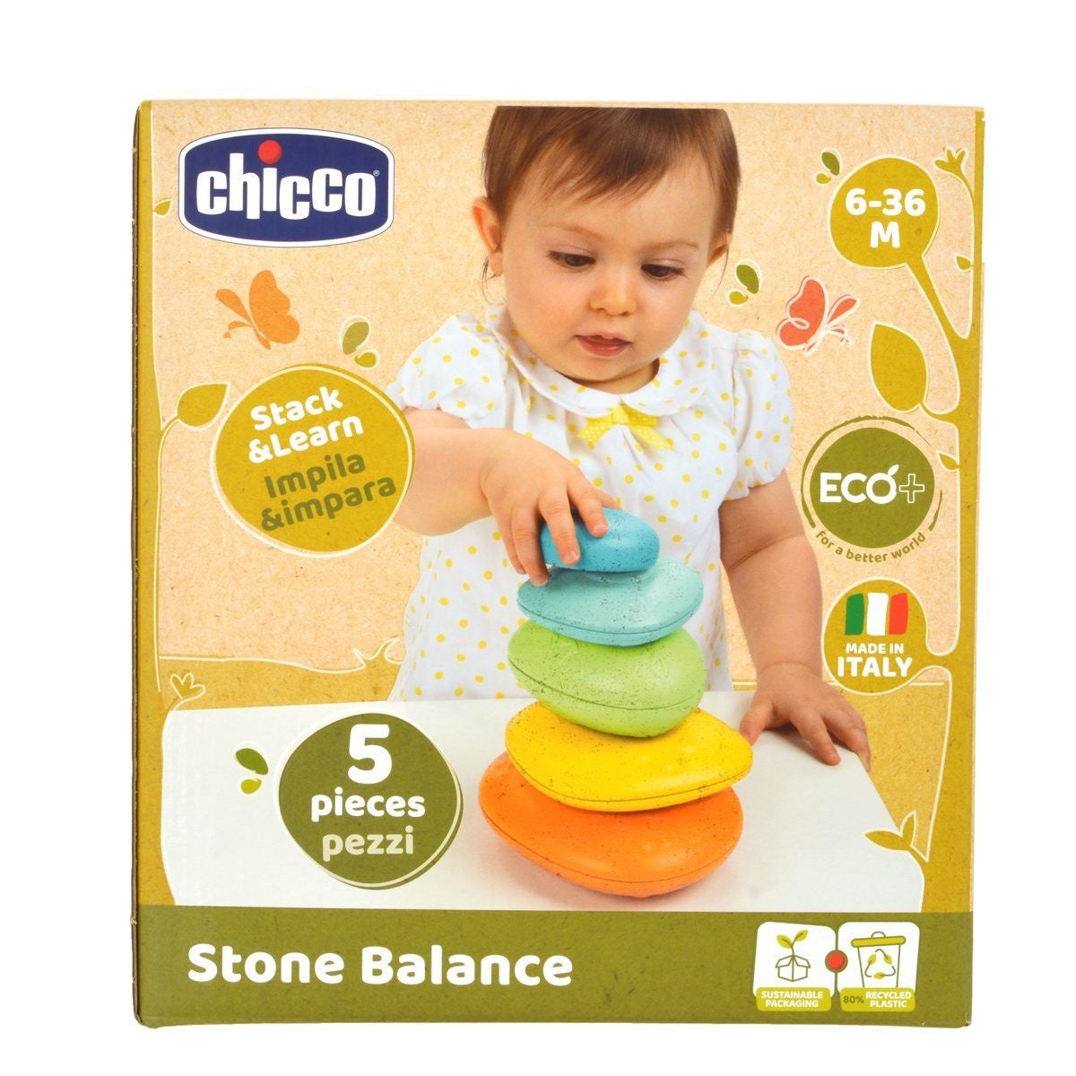 Chicco Educational Toy Stone Balance Eco