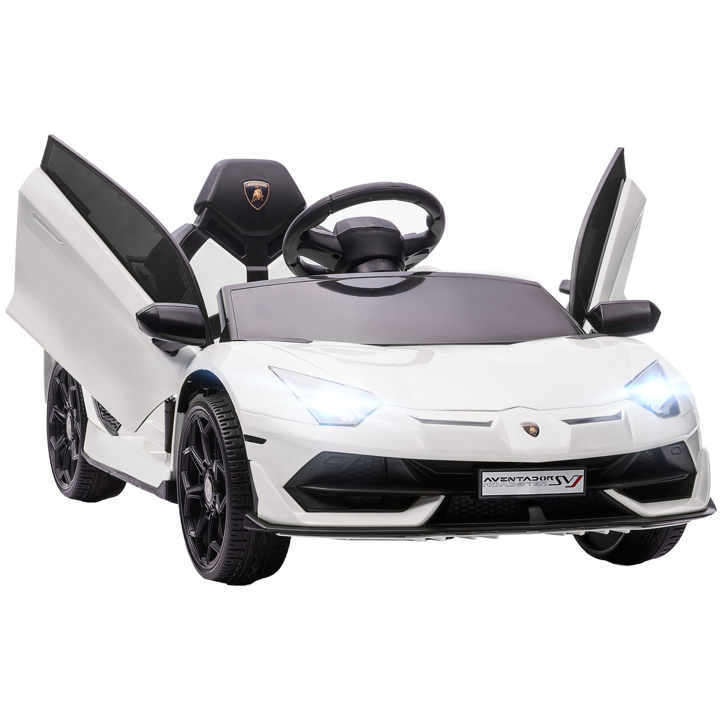 Children's 12V electric car with remote control, mp3 & lights