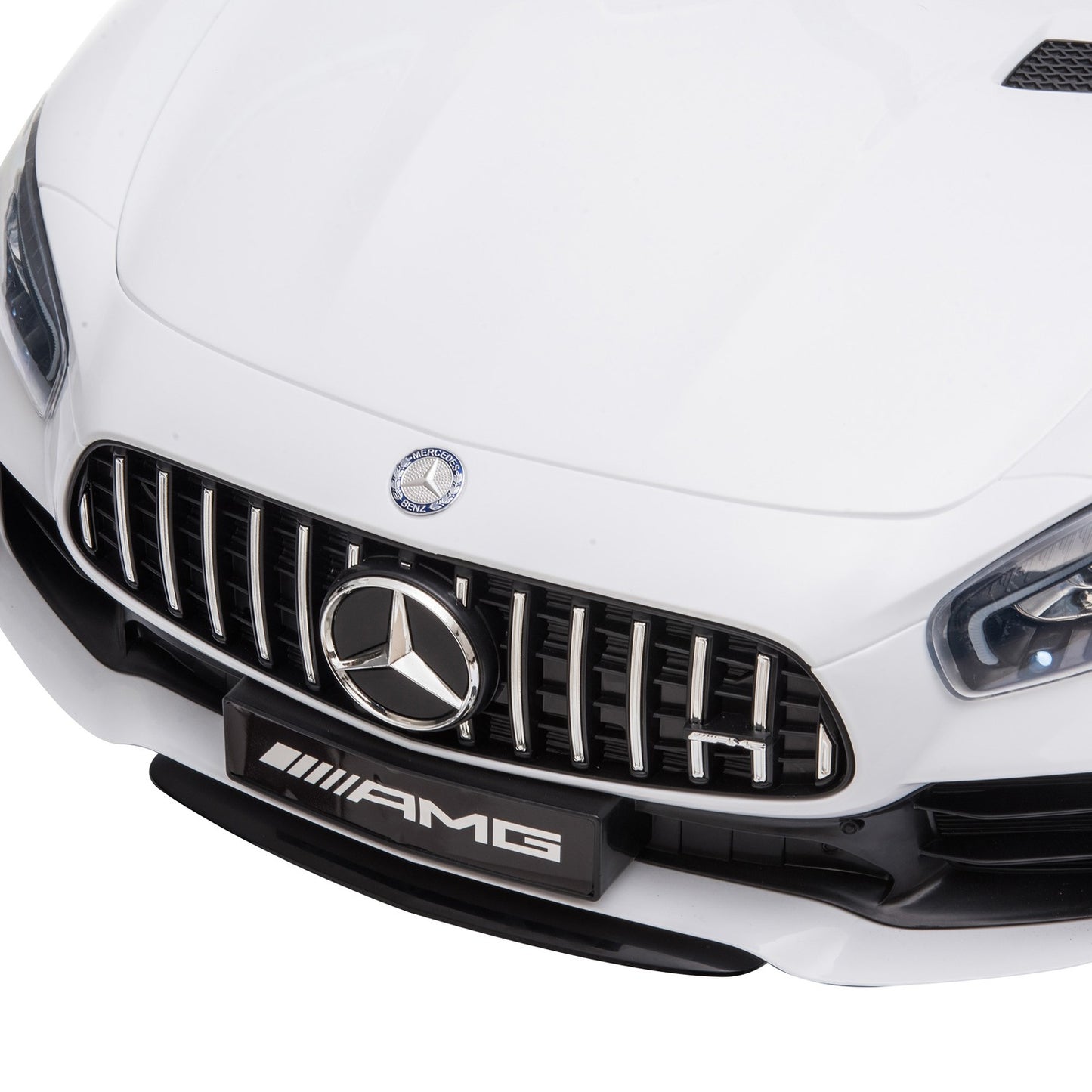 Electric ride-on car for children with remote control, lights and music