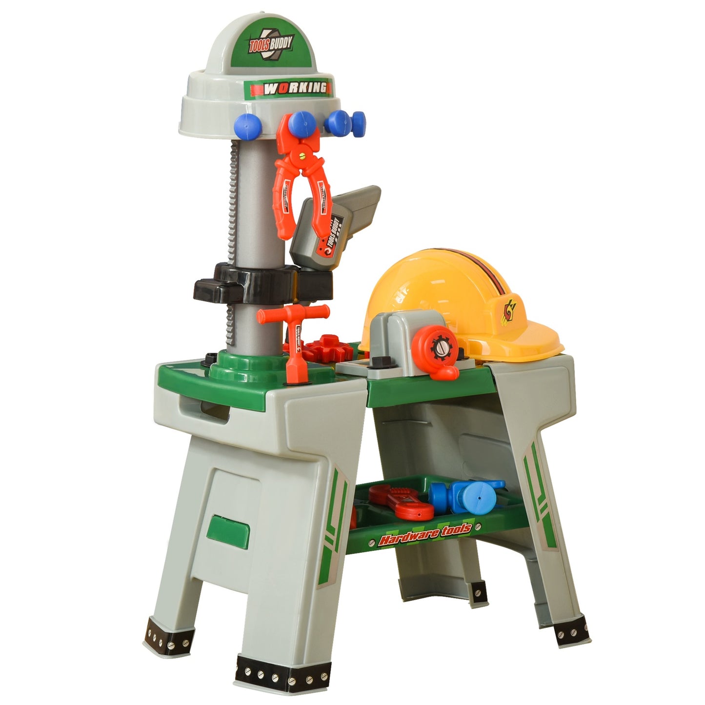 Workbench toy for kids, 37 tools and accessories, ages 3+