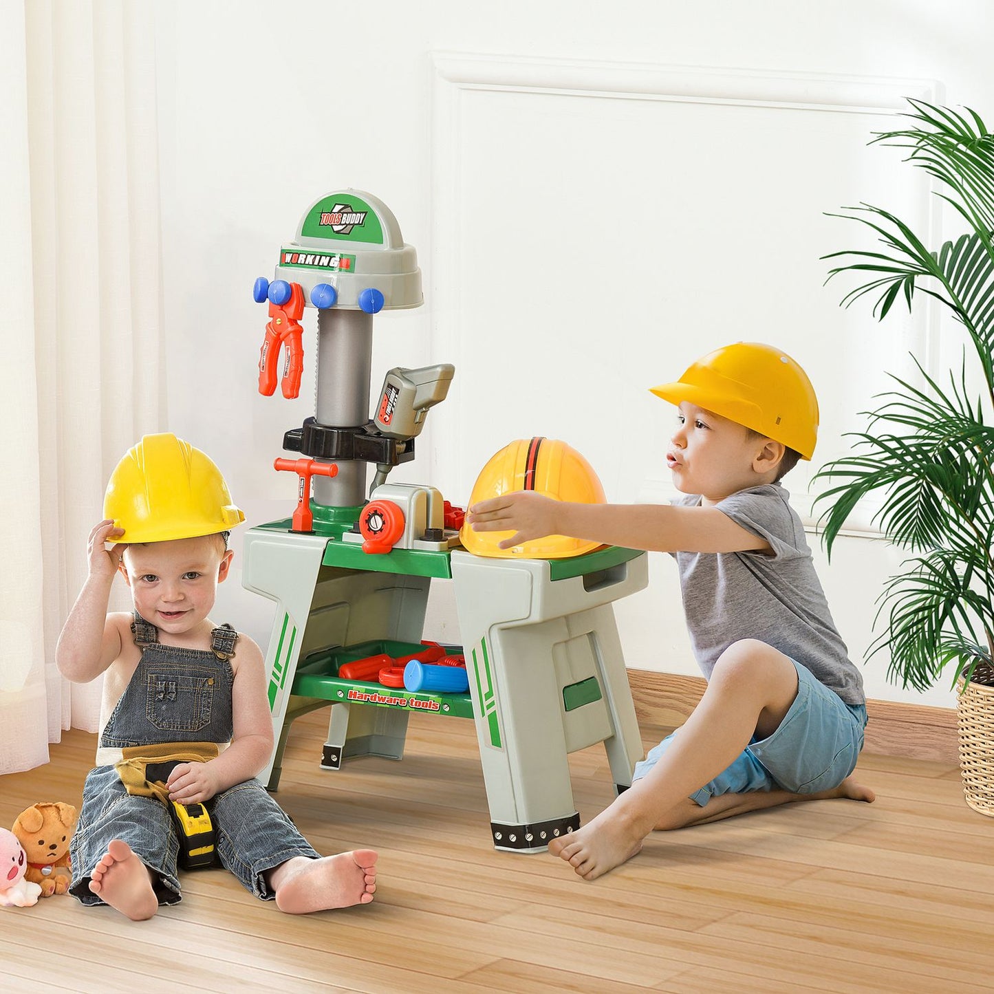 Workbench toy for kids, 37 tools and accessories, ages 3+