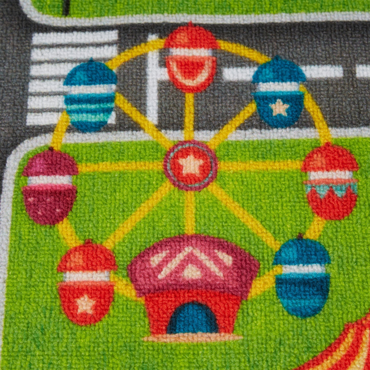 Children’s Playmat With Town Motif