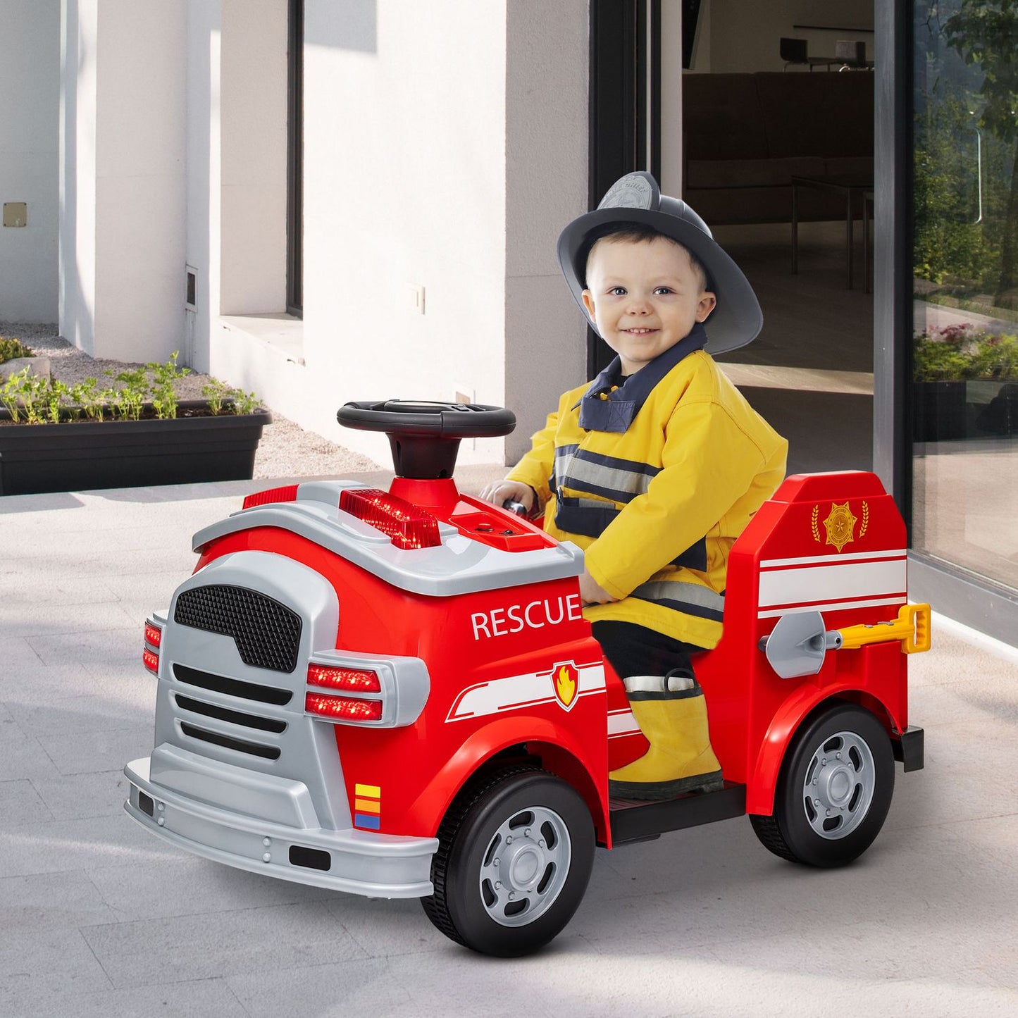 Electric ride-on car for children, music and lights, ages 3-5