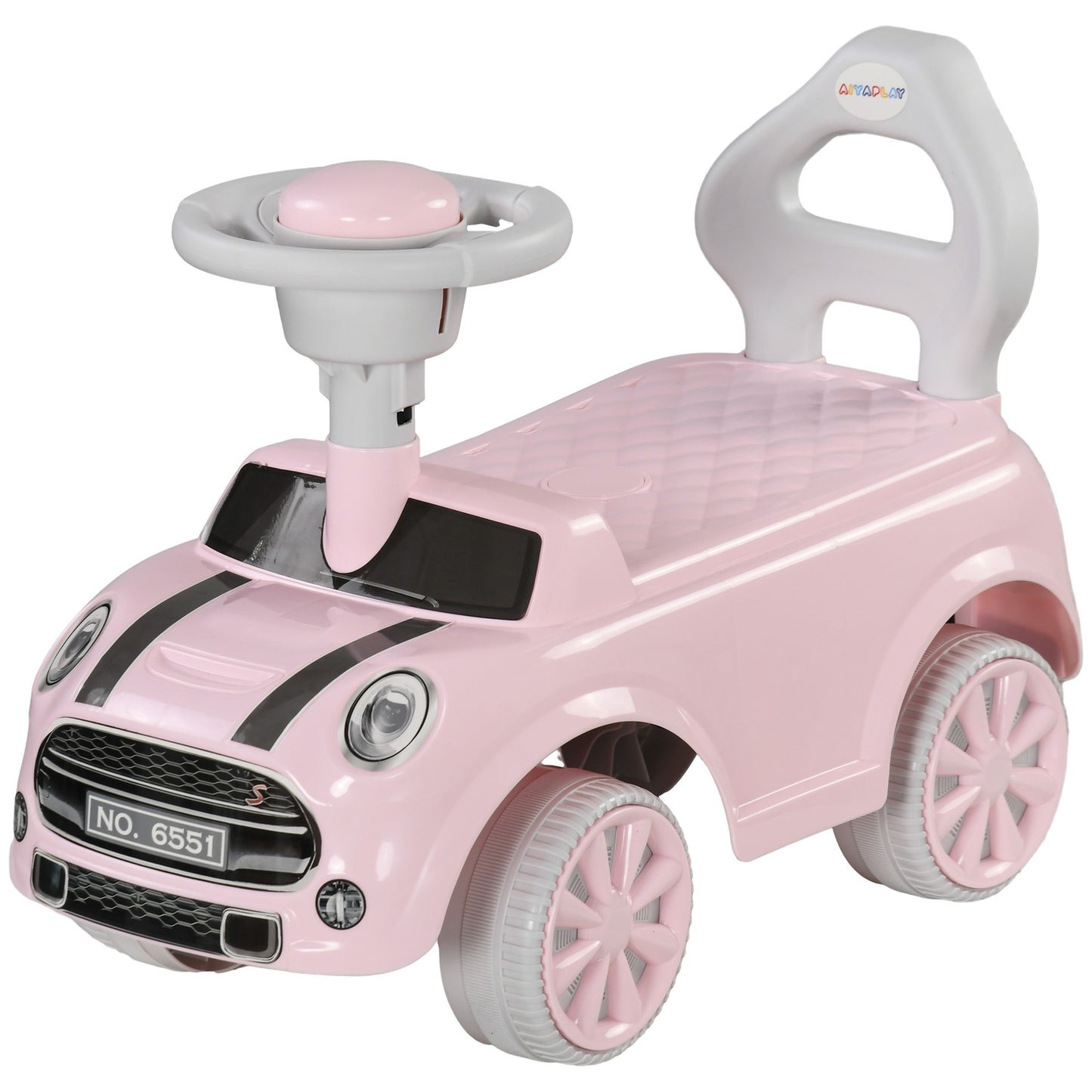 Pink children's car with anti-tip, 53x52x35 cm
