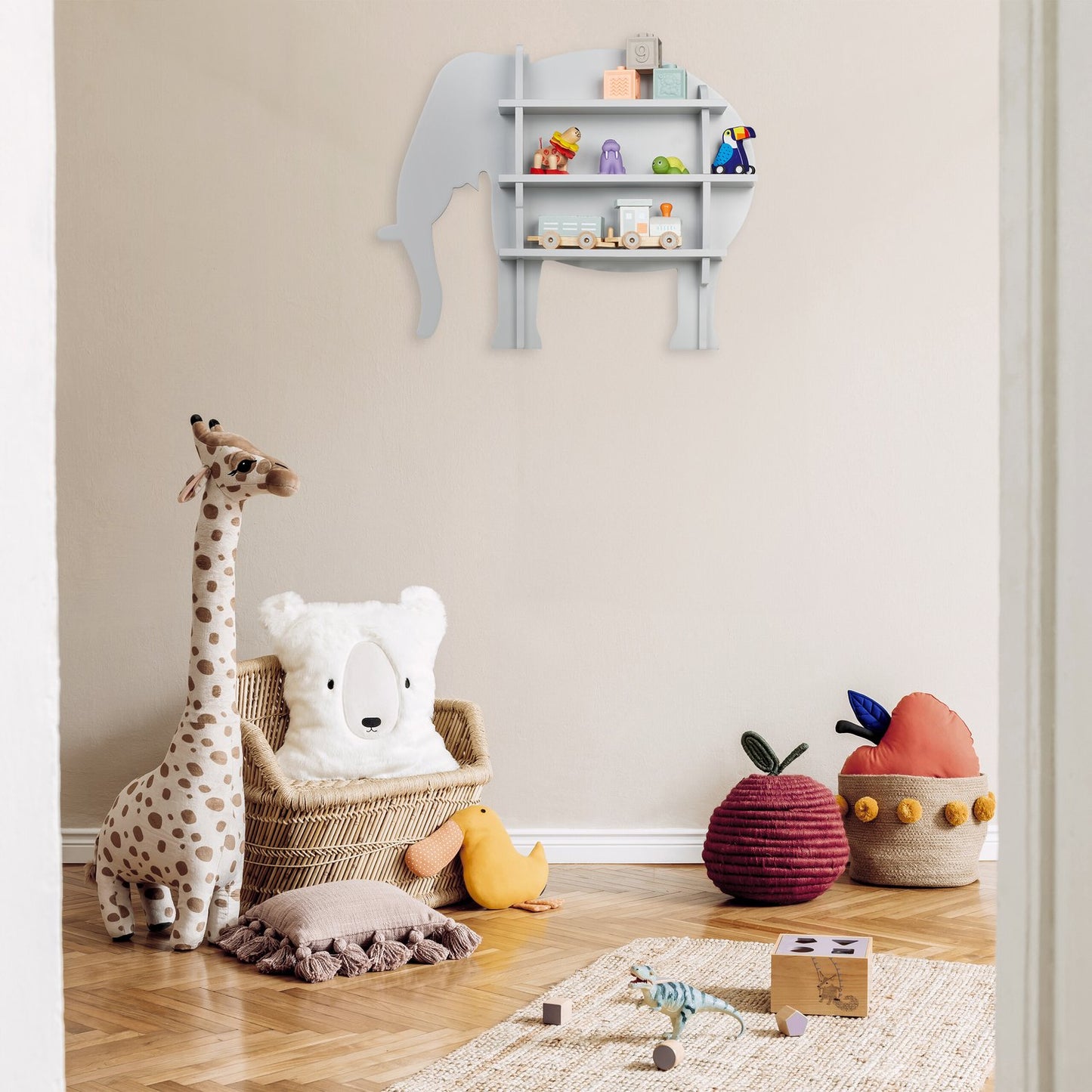 Children's shelf elephant