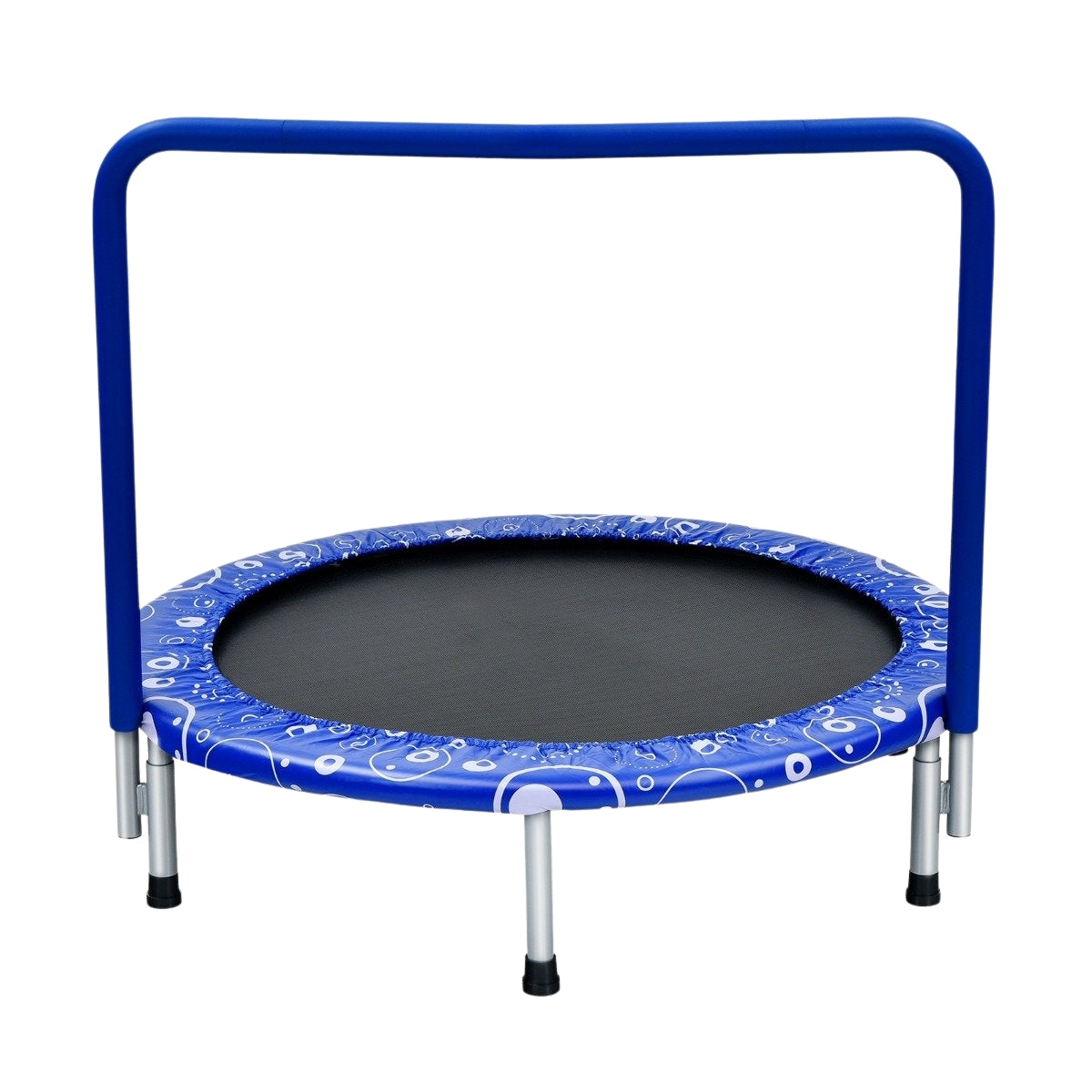 Children's trampoline mini trampoline foldable trampoline for toddlers blue + black