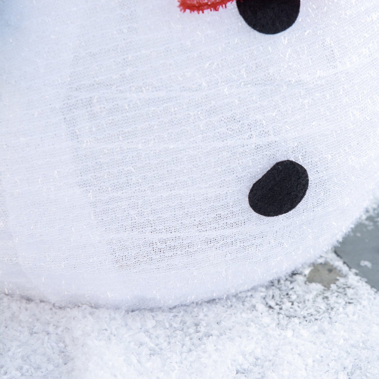 Snowman Christmas decoration with LED lights, weatherproof