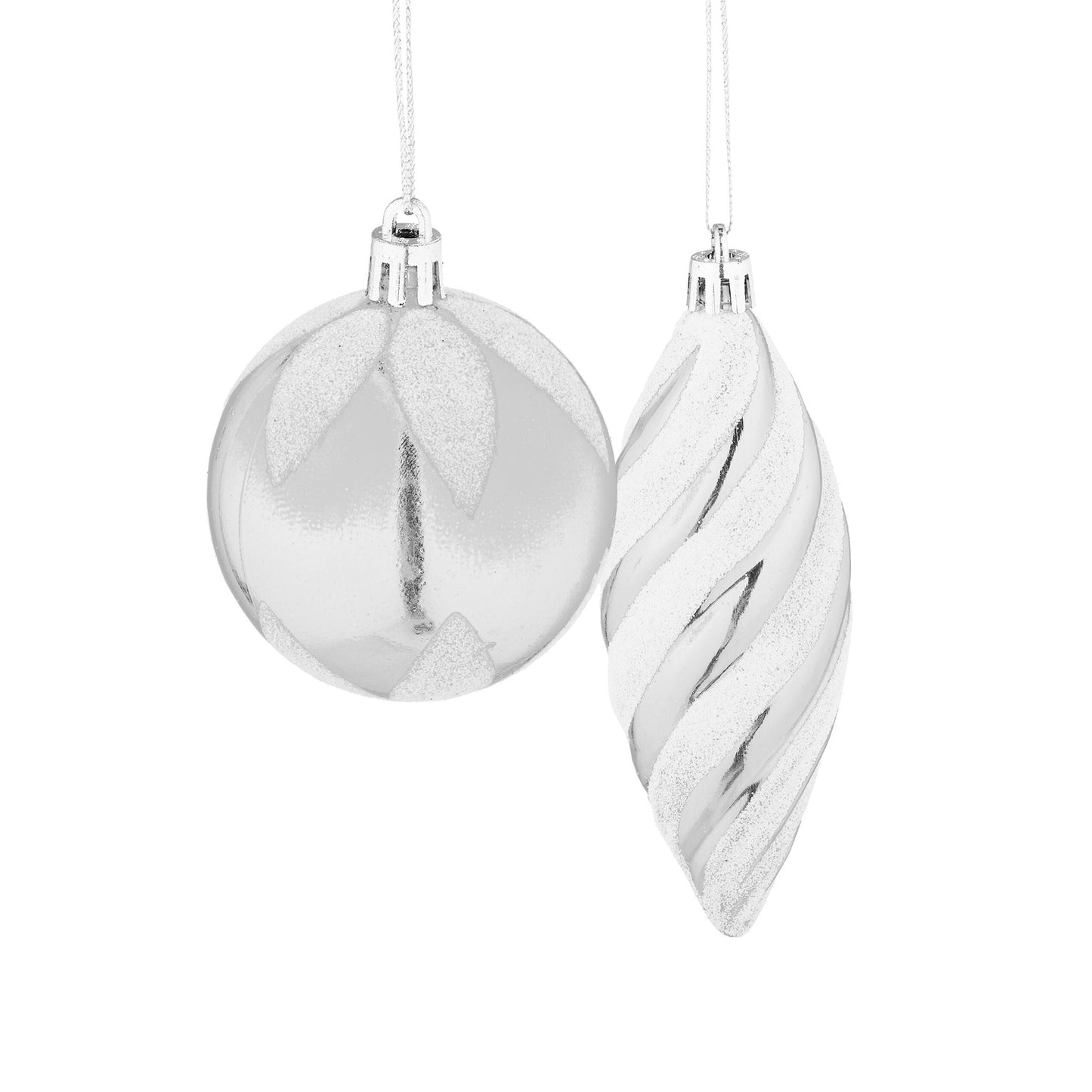 Christmas Ornaments Set, 72 Pieces – Baubles & Decorations