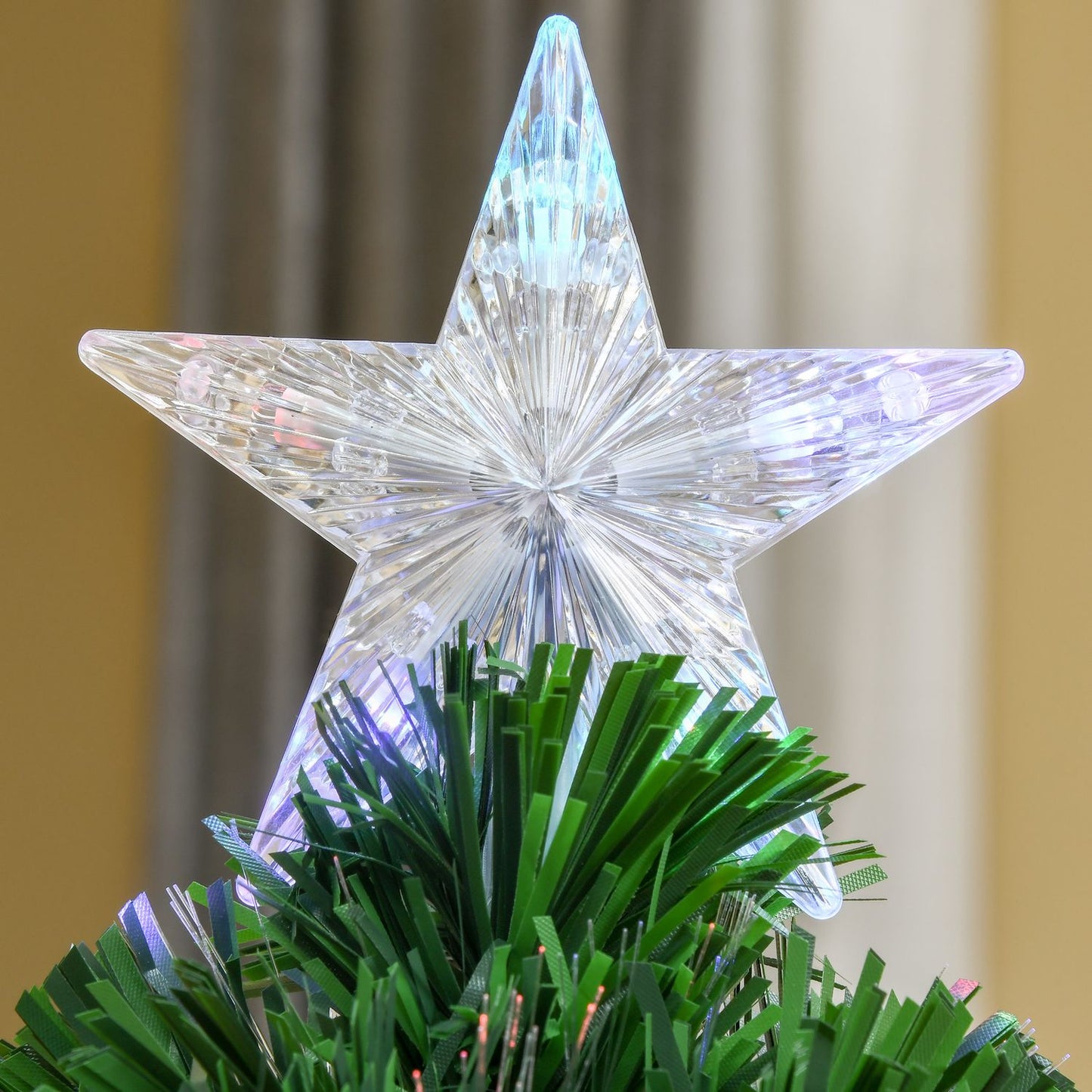 Artificial Christmas tree, 0.9 m fiber optics with LED lights