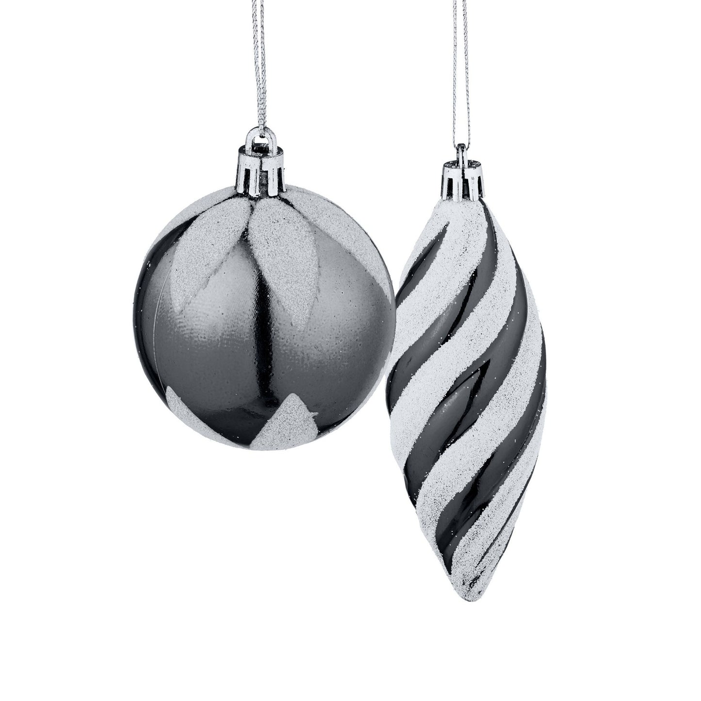 Christmas Tree Ornaments Set, 72 Pieces
