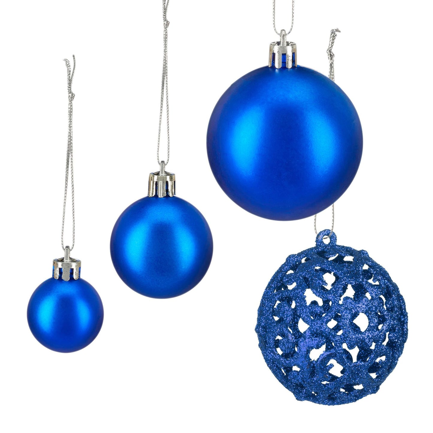 Christmas tree balls in a set of 50