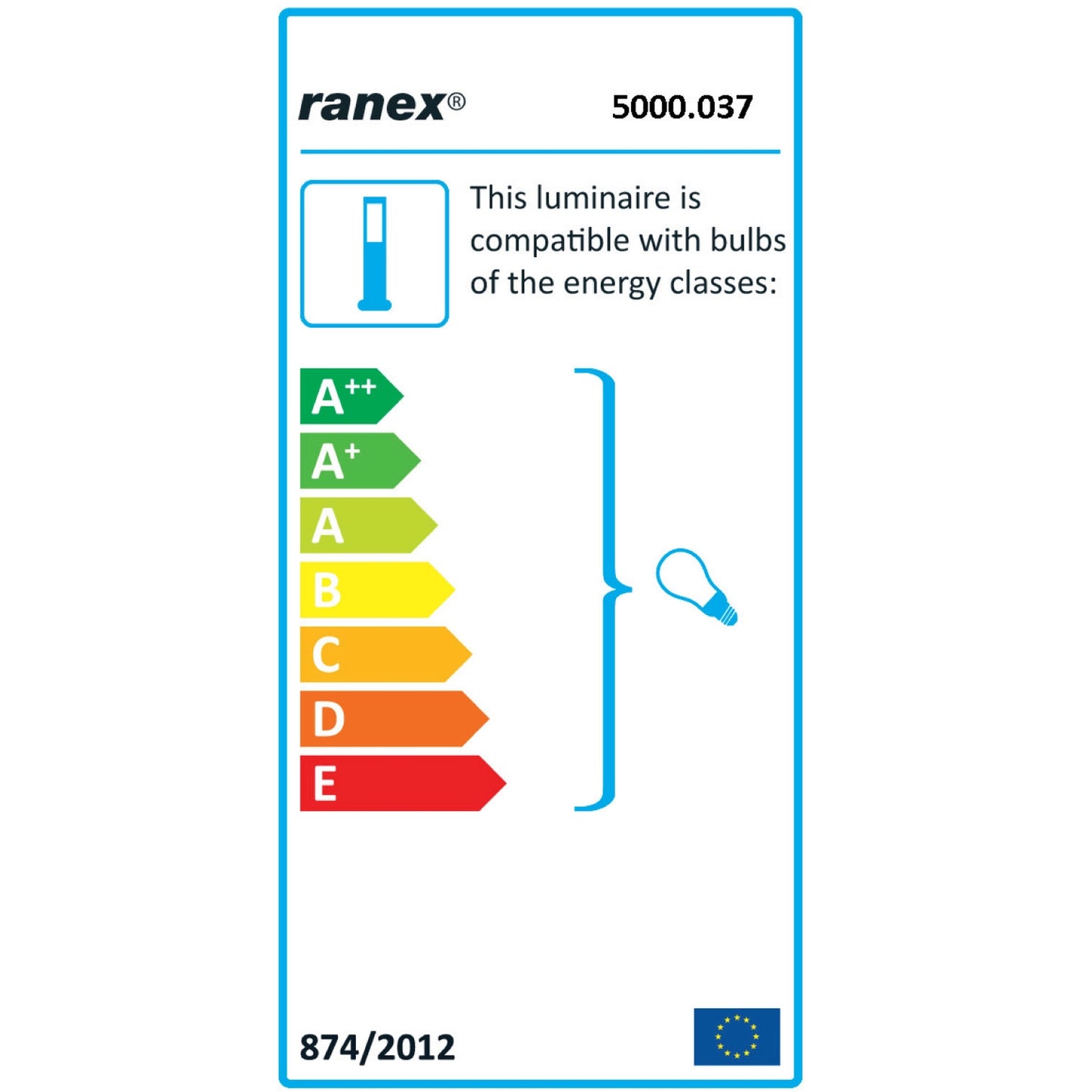 Classico Lamppost 230V 125cm