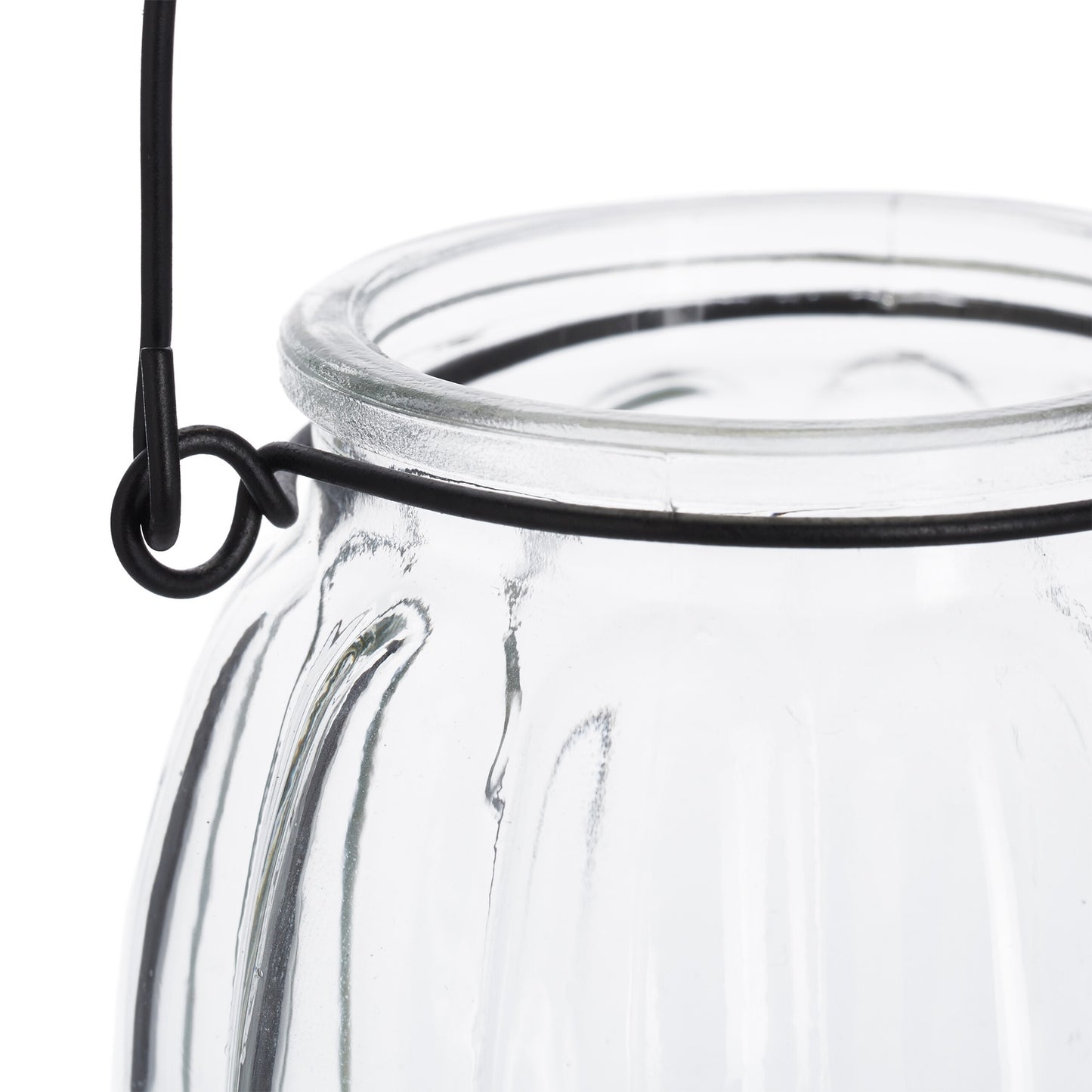 Clear Glass Candle Lanterns, Set of 12 for Decor