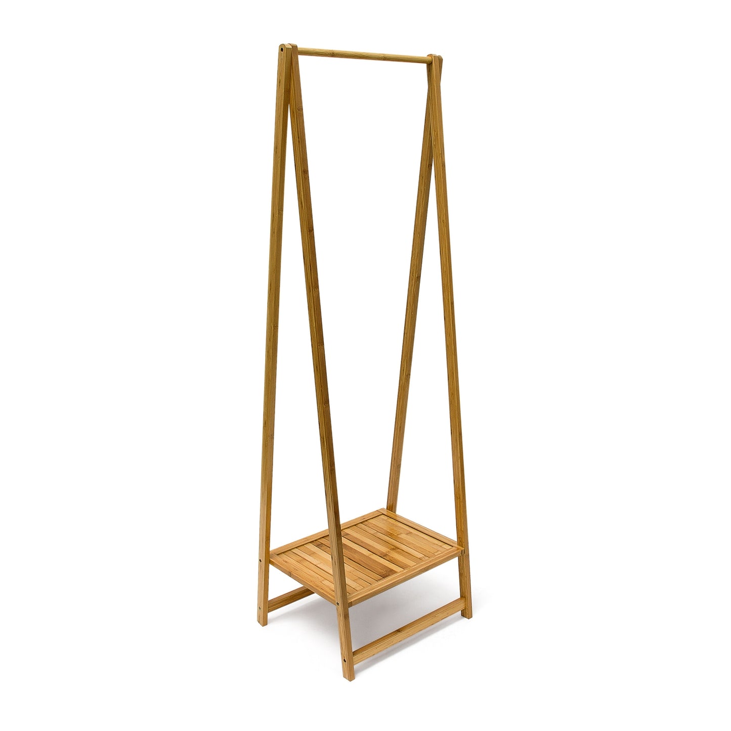 Clothes hanger in bamboo