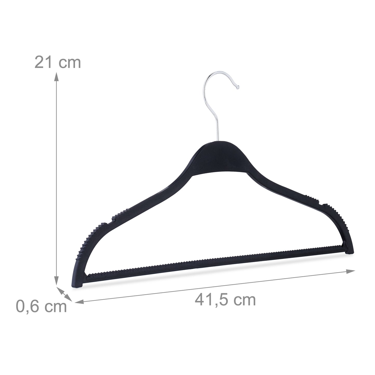 Clothes hangers made of wheat straw - 10 pcs