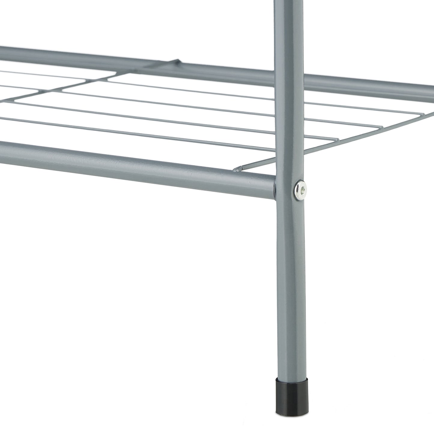 Clothes hanger with 2 shelves