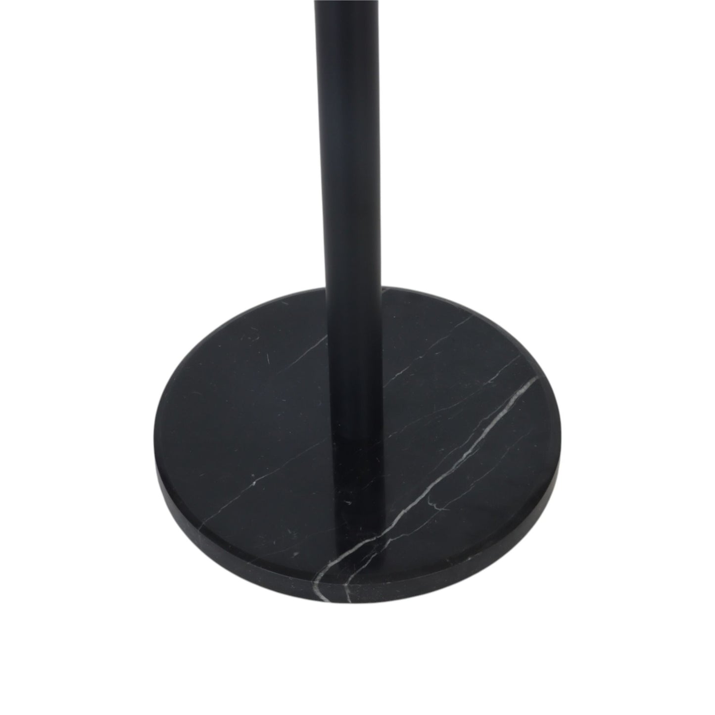 Coat Rack with 8 Hooks, Iron Frame, Marble Base