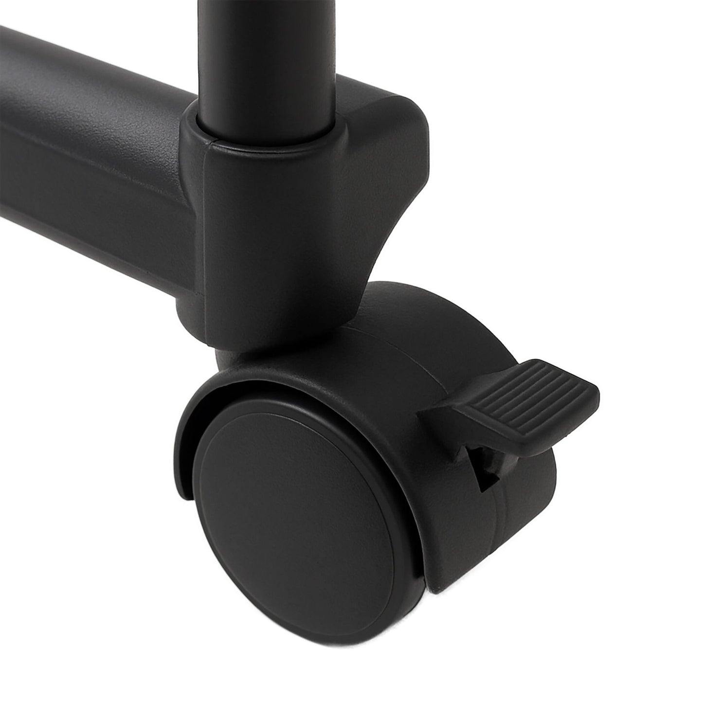Coat Rack with Adjustable Rails and Castors