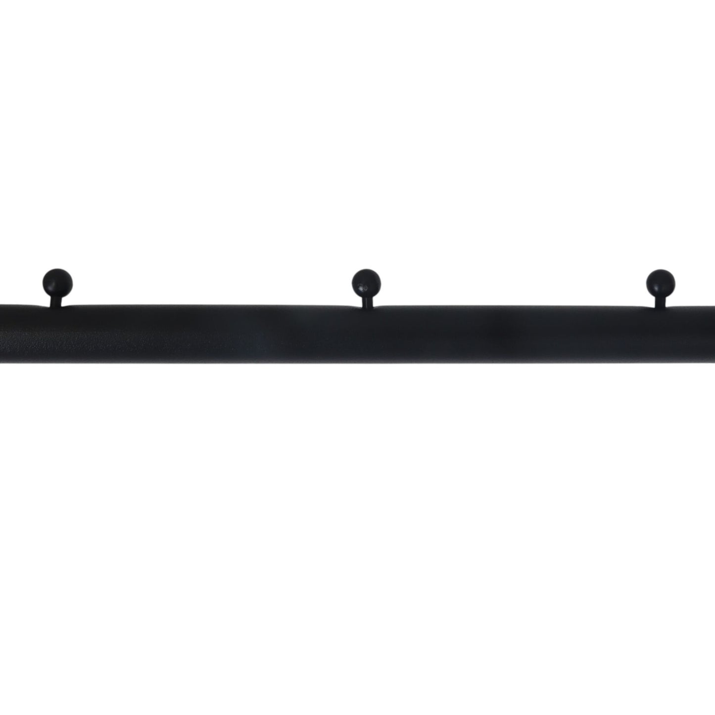 Coat Rack with Shelf and Hooks – Iron, Free-Standing