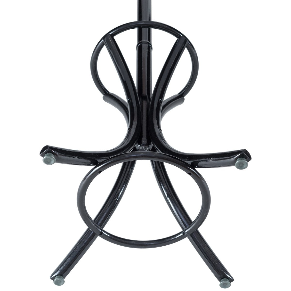 Coat rack coat rack jacket stand with umbrella stand 12 coat hooks-black