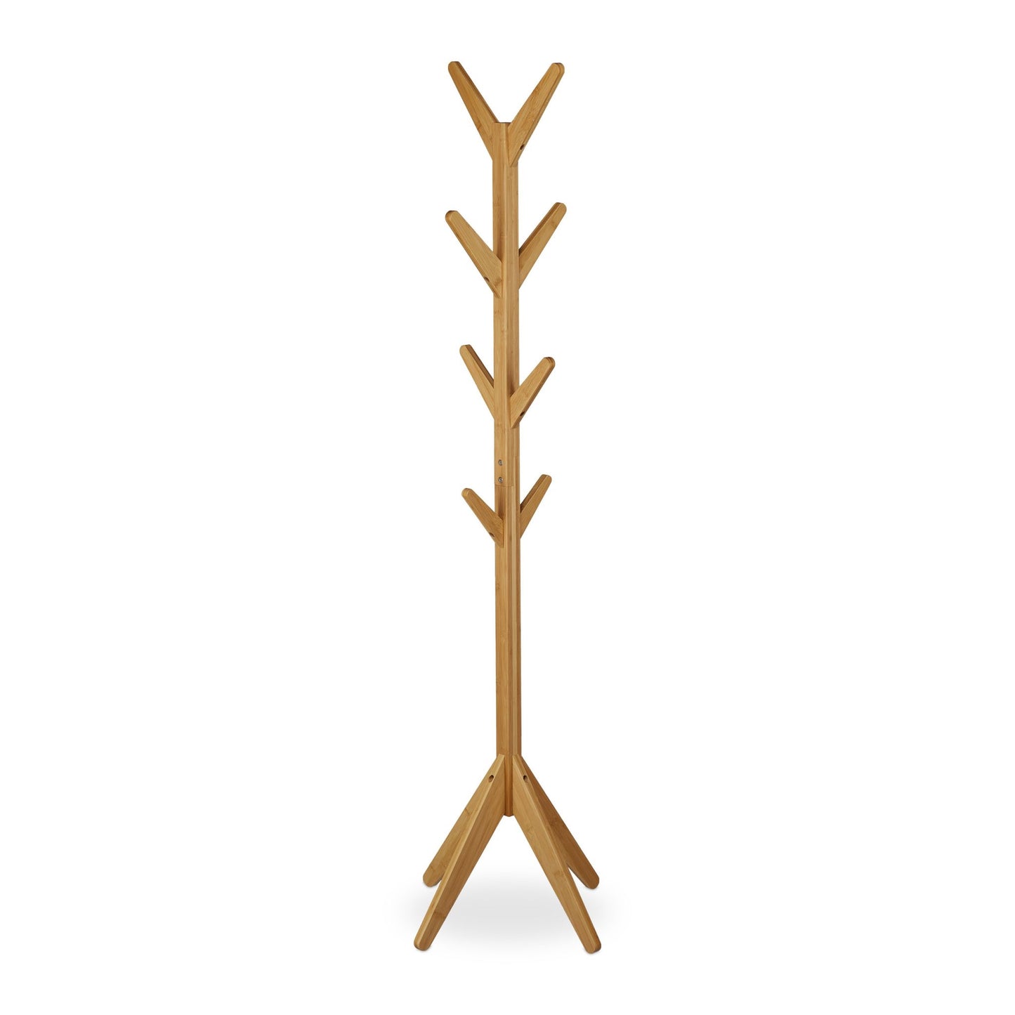 Coat rack in bamboo Tree-shaped