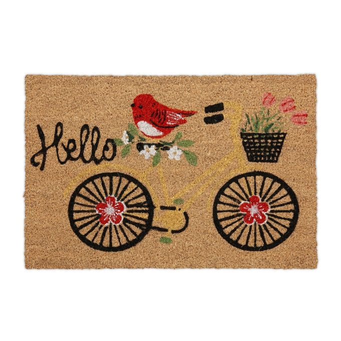 Coconut Doormat Bicycle