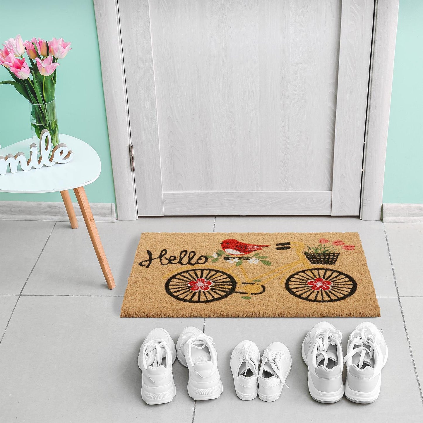 Coconut Doormat Bicycle